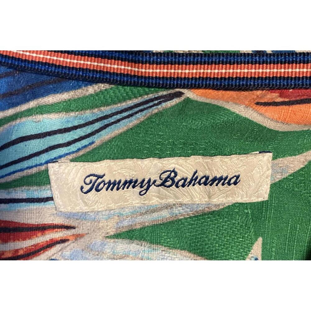 Tommy Bahama Short Sleeve Button Up Silk Floral Hawaiian Shirt Mens 3XL - Picture 3 of 9